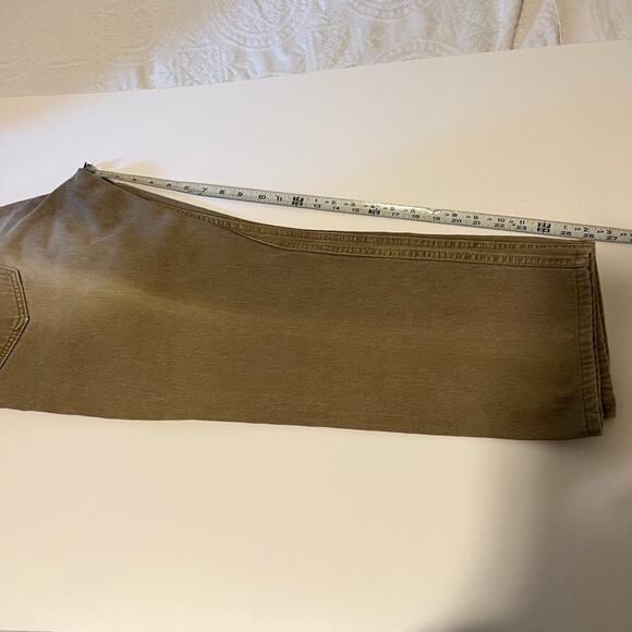 Levi's Mens 505 Regular Fit Jeans Distressed Khaki Color 32 x 26" - Picture 3 of 10